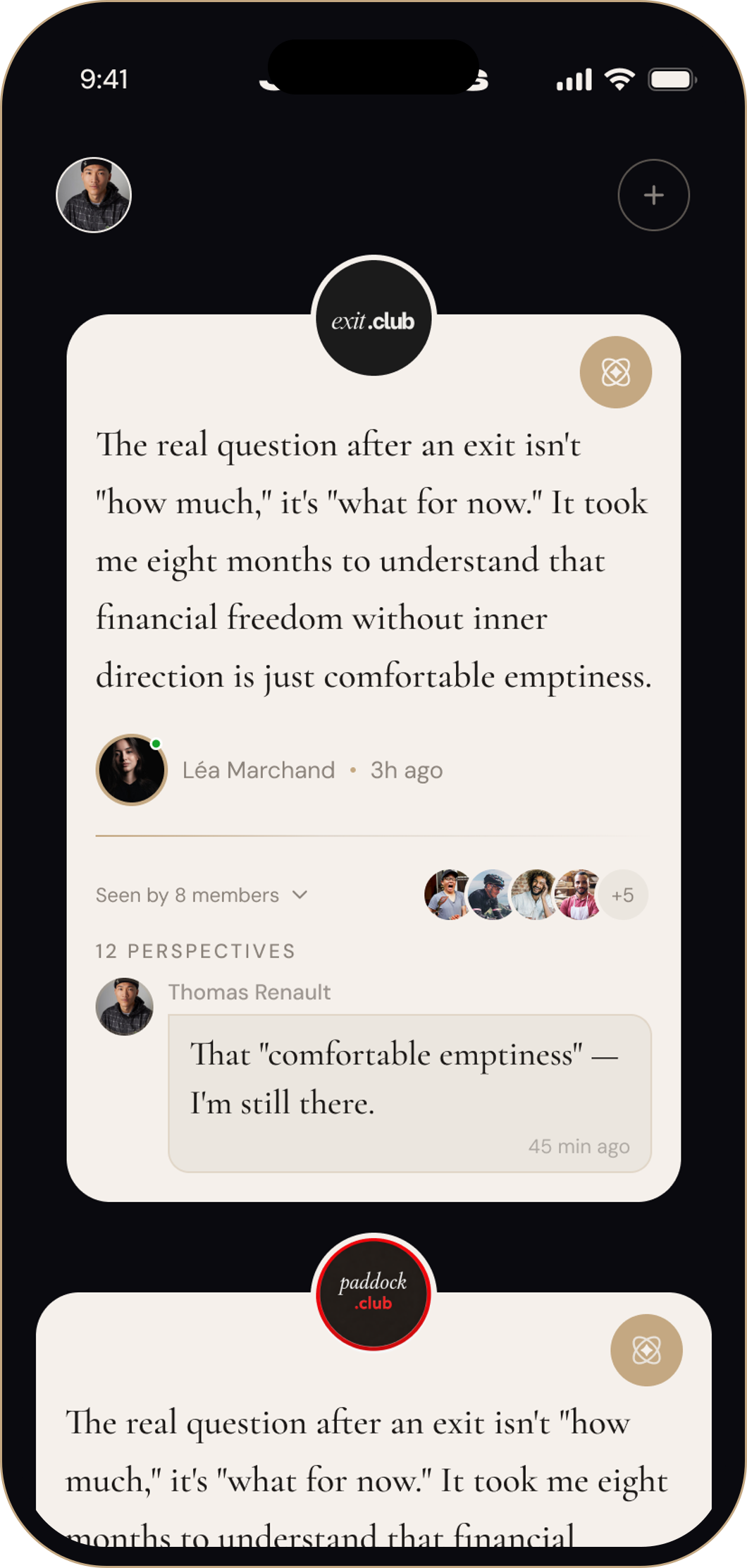 The Circle feed